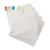 IKEA Pack de 10 petites serviettes Krama 100 % coton sans chlorage 30 x 30 cm