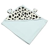 The Babymio Collection Swaddle Blanket, Mooky the Cow Blue by The Babymio Collection [並行輸入品]