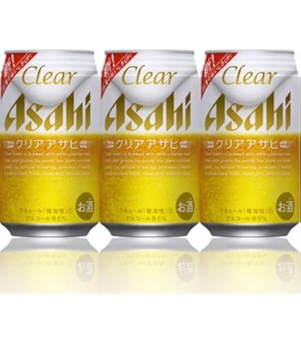アサヒ クリアアサヒ 350ml×24本×4ケース (96本) Amazon.co.jp: アサヒ クリアアサヒ350ml缶1ケース（24本入） : 食品