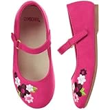 GYMBOREE(ジンボリー) フローラルフラッツ ベリー シューズ 12cm【並行輸入】