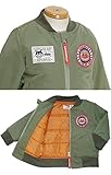 アンパンマン MA-1タイプブルゾン ANPANMAN 子供用 ボーイズ 男の子 男児 ガールズ 女の子 女児 j-fa7972★ 90cm カーキ