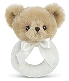 Bearington赤ちゃんLil ' Teddy Plush Bear Ring Rattle 5.5 "