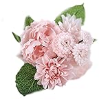 花飾り プレゼント枯れない　人造 人工植物 家居インテリア 結婚式 (牡丹)
