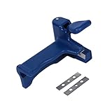 Flameer 木工エッジカッターセット　エッジトリマー　家具 木材　切削工具　エッジバンディングツール　青色