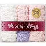 『香典返し 法事引き出物 お返しなどに人気の商品』　ふわもこタオル　フェイスタオル2P＆ハンカチ2P　【掛け紙・包装可】