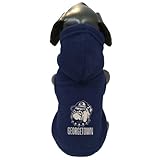 NCAA Georgetown Hoyas Polar Fleeceフード付き犬スウェットシャツ L