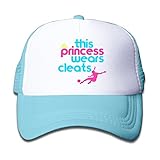 ボーイズ メッシュキャップ 通気性 大人気 ウトドア キャップ プリンセス クリート 紫外線防止 帽子 カジュアル ストーリート系ライトブルー プリント付き 無地