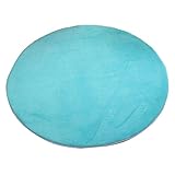 Kesoto 120cm ラグマット 滑り止め マット ラグカーペット ベッドルーム キッズテント カーペット 対応 円型 絨毯 汎用