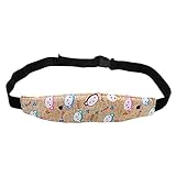 【ノーブランド品】赤ちゃん　ベビーカー　カーシート　睡眠　昼寝援助　ヘッド　ホルダー　ベルト　支持バンド　姿勢調整　全5色 - 褐色