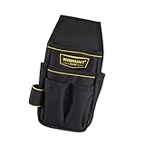 Baosity ウエストバッグ　工具差し　マルチポケット　ベルト調整可能　オックスフォード生地　全4種　ツールバッグ　電気技師　ポーチ - ブラックA