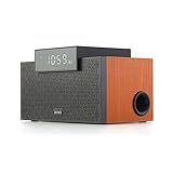 Edifier MP260ワイヤレス スピーカー ポータブル Bluetooth5.0 多機能 時計 アラーム LEDディスプレイ USB