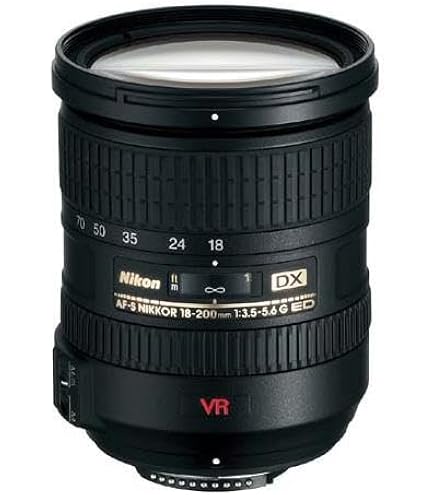 Nikon 18-200mm f/3.5-5.6G ED VR IIレンズ