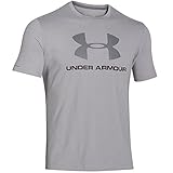 (アンダーアーマー)UNDER ARMOUR Tシャツ Sportstyle Logo 1257615 メンズ 白 半袖 おしゃれ ブランド 無地 グレー 025 M