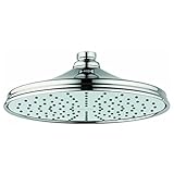 Grohe 27823be0 Rainshowerレトロヘッドin infinityポリッシュニッケル