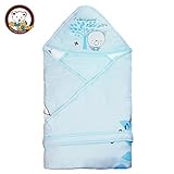 Kosbon 39.4*39.4 Unisex Baby Winter Thinkened Swaddle Blanket , Cute Pig and Lucky Rabbits Partten I