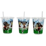 Atlanta Falcons NFL 10 oz Sip N Goプラスチックカップ（のセット3）BPAフリー