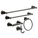 Franklin Brass Kinla 5-Piece Bath Hardware Towel Bar Accessory Set, Oil Rubbed Bronze [並行輸入品]