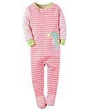 カーターズ Carter's パジャマ カバーオール 長袖 足つき キッズ 子供服 綿リブ100% 1-Piece Snug Fit Cotton PJs 4T (98-105 cm)