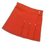 さくらんぼ　ちょっぴり懐かしいプリーツスカート（濠Du） レッド 110cm