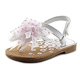 Natural Steps Floret ベビー 米国 3 ホワイト バックストラップシューズ [並行輸入品]