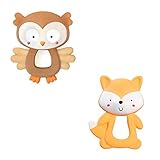 Bright Starts Simply Bright Starts Soothimals Natural Rubber Teether [並行輸入品]