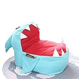 サメソファ収納袋　キッズソファーになる　多機能　ふわふわ　子供フロア ソファ　ポケット付き　動物造型ソファー　座椅子　子供用品　キッズチェア　