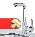 awxjx Washroomシンクミキサータップ銅ホットとコールド単一穴バスルームCeramics Sit Wash Basinクロム