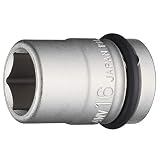 トネ(TONE) インパクト用ソケット 4NV-16 差込角12.7mm(1/2") 二面幅16mm