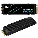 JNH SSD 4TB PCIe Gen4x4 NVMe 1.4 M.2 2280 ヒートシンク搭載 新型PS5 / PS5動作確認済み R:7100MB/s W:6400MB/s 高耐久3D NAND TLC S750 国内正規品 メーカー5年保証