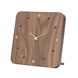 茶谷産業 掛け時計 ウォールナット 28-004 「Made in Japan(メイド イン ジャパン)」日本製 高さ200×幅200×奥行30(88)mm