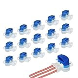 CTRICALVER 防水配線コネクター 15のパックのケーブルのコネクターの 防水コネクターのひだ 自動芝刈り機アクセサリー