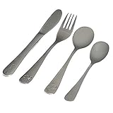 Reer 2304 Children's Cutlery Set 4-Pieces Stainless Steel by Reer