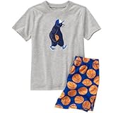 GYMBOREE(ジンボリー) 2ピーススリープセット ヘザーグレー スリープウェア S【並行輸入】