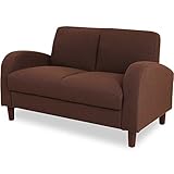LOWYA （ロウヤ） ソファ ソファー 2人掛け コンパクトソファ コンパクト ファブリック ダークブラウン おしゃれ 新生活