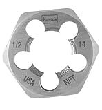 Irwin Tools 7005 Hexagon Taper Pipe Dies, 1/2 Inch - 14 NPT [並行輸入品]