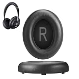 イヤーパッド For Bose Noise Cancelling 700 (NC700 / NCH700) に対応 交換 用 ヘッドホンパッド 防止音漏れ防止 <1組 > なんしつ 高密度フォームRuiMi（ブラック）