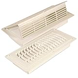 Imperial Manufacturing RG3055 4-Inch by 10-Inch Pop-Up Register, Almond [並行輸入品]