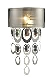 Elk 14060/1 Parisienne 1-Light Sconce In A Silver Leaf Finish [並行輸入品]