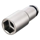 トネ(TONE) インパクト用超ロングソケット HP4NV-24L100 差込角12.7mm 二面幅24mm