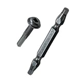 ジェフコム:厚鋼板用ネジ(ステンレス・ビット付) 型式:ATB-535S（1セット:19個入）