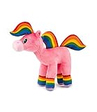 BabyFirstTV Rainbow Horse Soft Plush Toy Baby Shower Gift Toys Deals Big Plush Toys - Baby Gift - Ne
