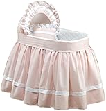 ベビーDollBeddingリーガルピケバシネットセット、ピンク