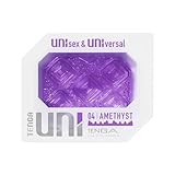 TENGA UNI AMETHYST テンガ ユニ アメジスト スクエアカット ユニセックス ぷるぷる触感 使い切り ミニローション付き