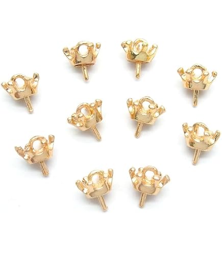 Amazon.co.jp: レジン 金具 ヒートンキャップ 王冠 10個入り (2 Amazon.co.jp: レジン 金具 ヒートンキャップ 王冠 10個入り (2