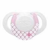 Chicco Physio Active 5715000000 Silicone Dummy for Babies Aged 0 Months and Above Pink Pack of 1 wit