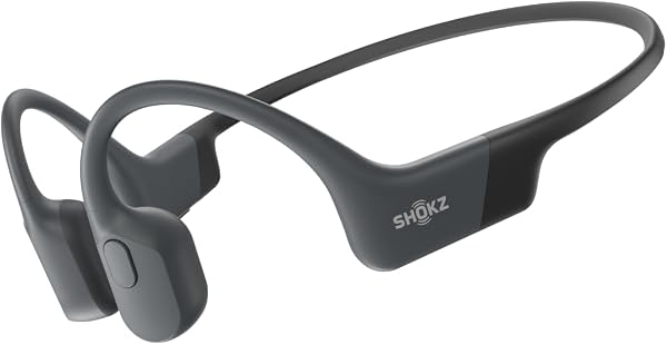 Shokz (ショックス) OpenRun 骨伝導イヤホン ワイヤレスイヤホン オープンイヤー 【IP67防水防塵 DualPitch技術 8時間連続再生 Bluetooth 5.1】 耳を塞がない ながら聴き 軽量 マイク付き 自動ペアリング ラン - 1