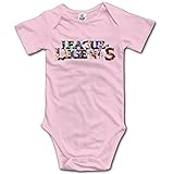 赤ちゃん&ベビー服 対戦 戦術 チャンピオン 娯楽 半袖ロンパース 夏 女の子 男の子 18 Months ピンク