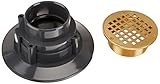 ジョーンズStephens d49155 3インチx 4インチPVCドレインメタルSpuds with 5インチPolished Brass Strainer