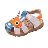 Tovadoo サンダル　子供靴　乳児靴　ベビーシューズ　ライト付き　動物　マジックテープ　PUレザー　滑り止め　履きやすい　履き心地良い　可愛い　おしゃれ　通園 通学　遊園地　シンプル　カジュアル　