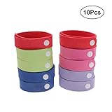 Healifty 虫除け ブレスレット バンド 蚊除け リング 蚊忌避 天然成分 安全無毒 子供 大人 保護 アウトドア キャンプ 虫対策 10個入